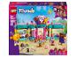 LEGO Friends Heartlake City Sweet Shop Set mit 376 Teilen, das einen Süßigkeitenladen und Minifiguren zeigt.