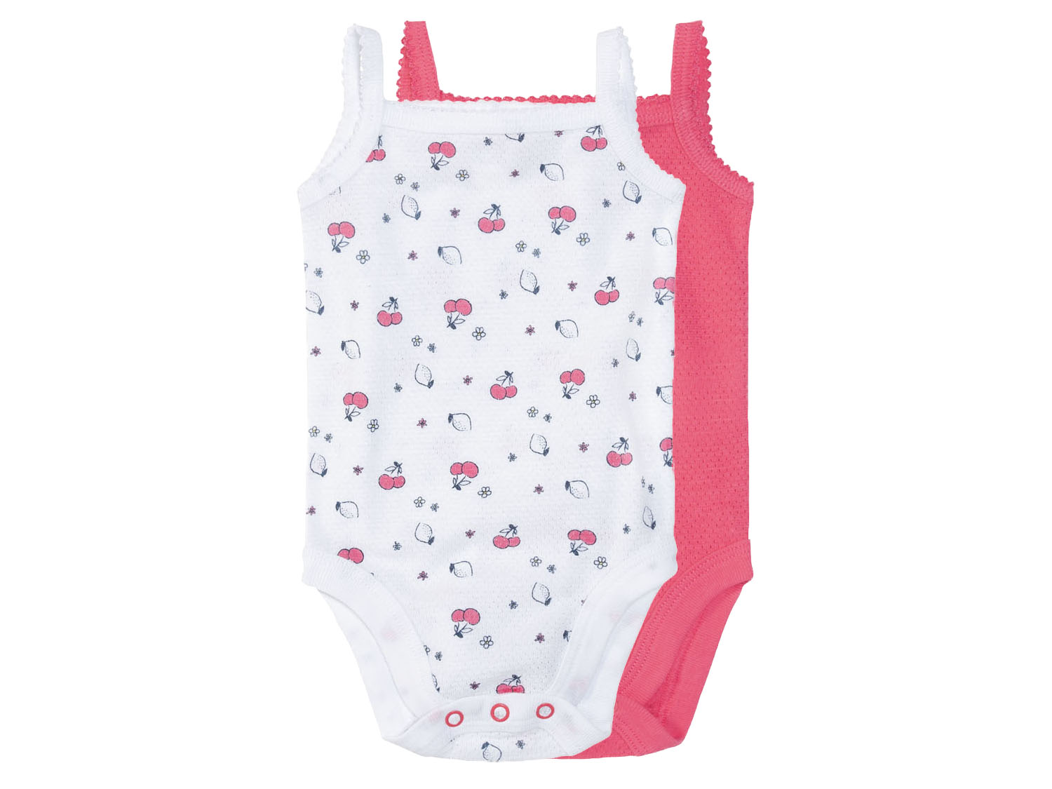 lupilu® Baby Body (50/56, pink/weiß) | 04052916065570