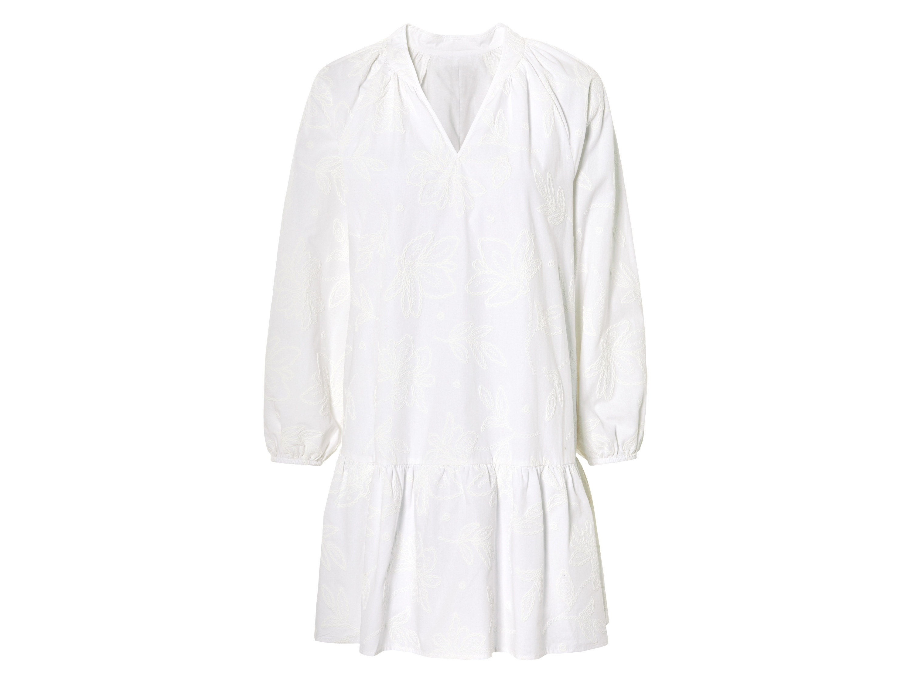 ESMARA® Damen Kleid (Weiß, XS(32/34))""