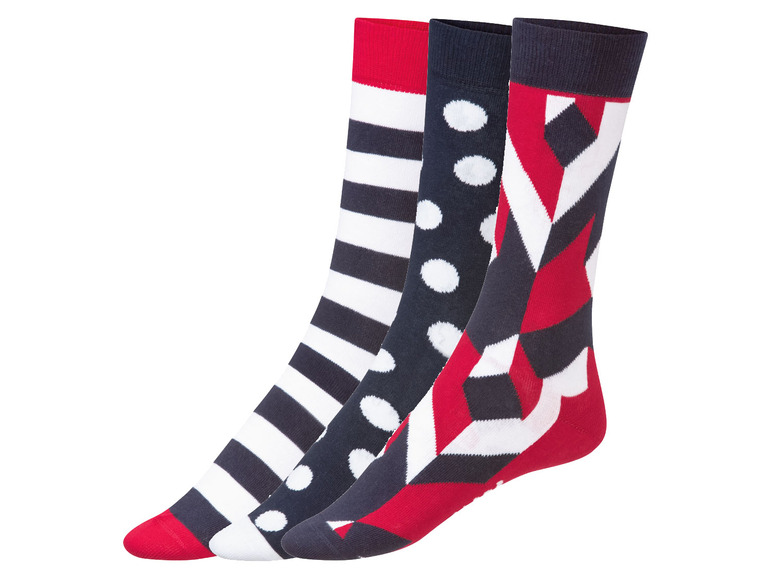 Gehe zu Vollbildansicht: Fun Socks Damen / Herren Socken mit Baumwolle, 3 Paar - Bild 2
