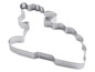 Eine Metall-Ausstechform von Zenker in Form eines Einhorn.