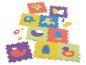 Bunte Schaumstoff-Puzzlematten mit Tier- und Fahrzeugformen