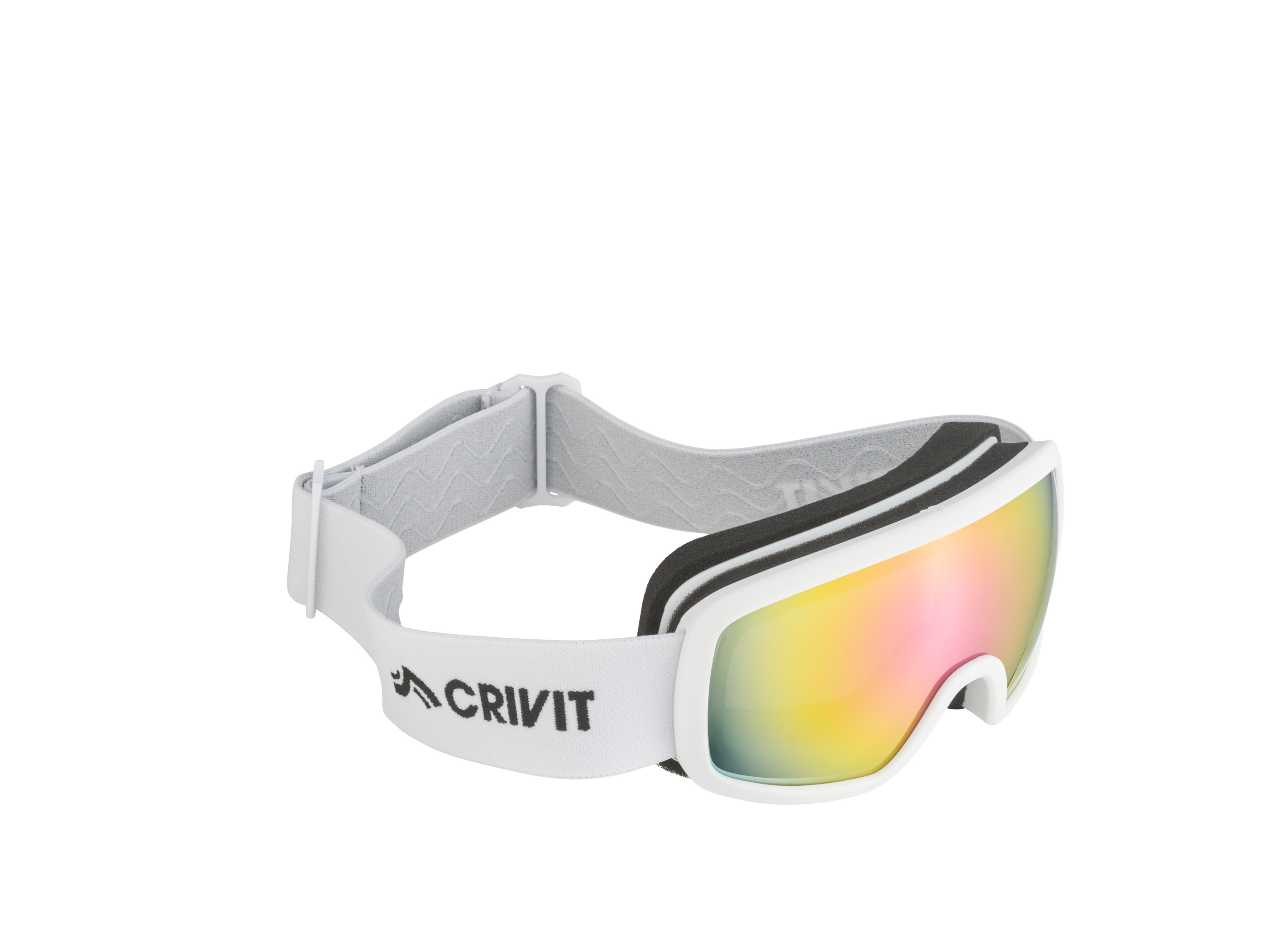 Thumbnail - CRIVIT Kinder Ski- und Snowboardbrille (Vollrahmen, Weiß)