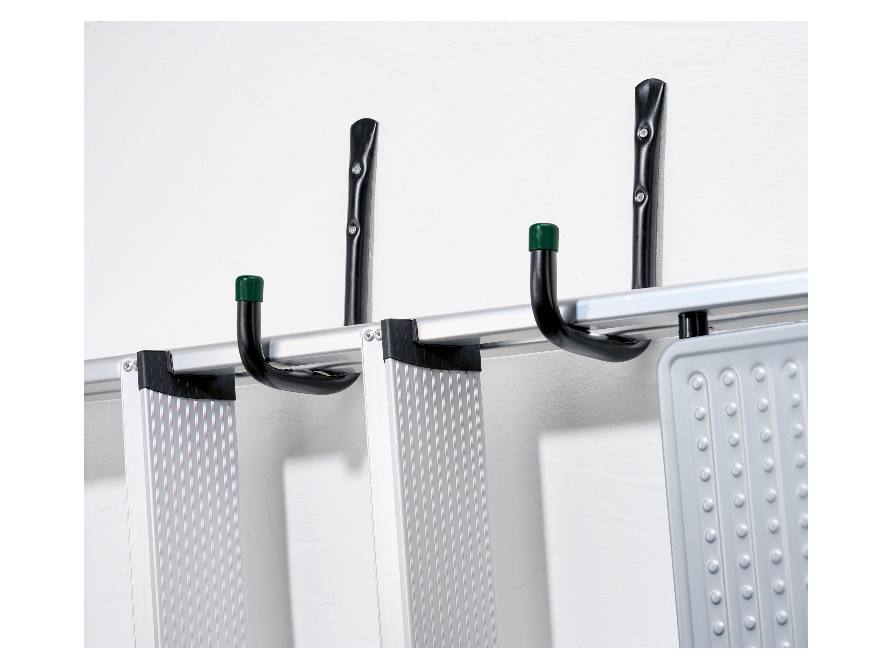 PARKSIDE® Wandhaken / Schlauchhalterung / Multifunktionshaken / S-Haken (Wandhaken 22kg Set 2tlg.) – Bild 2 von 4