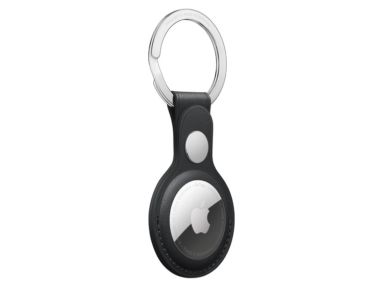 Gehe zu Vollbildansicht: Apple AirTag Leder Key Ring - Midnight - Bild 2