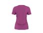 Damen Kurzarm-Basic-T-Shirt in Mauve, Rückansicht.