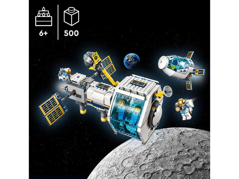 Gehe zu Vollbildansicht: LEGO® City 60349 »Mond-Raumstation« - Bild 3
