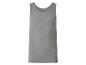 Graues Baumwoll-Tanktop für Herren
