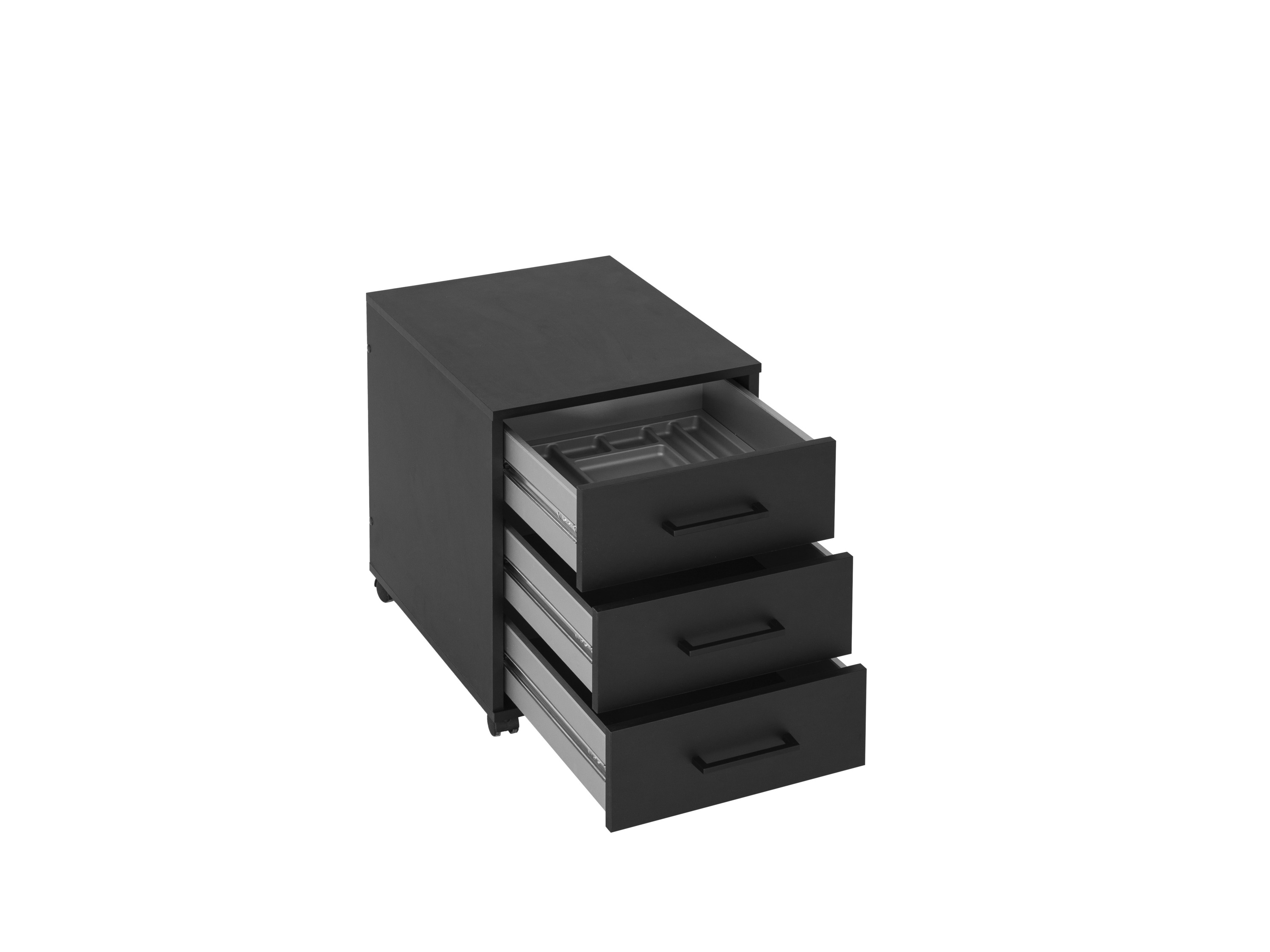 Thumbnail - Schildmeyer Rollcontainer Ruby (schwarzmatt)