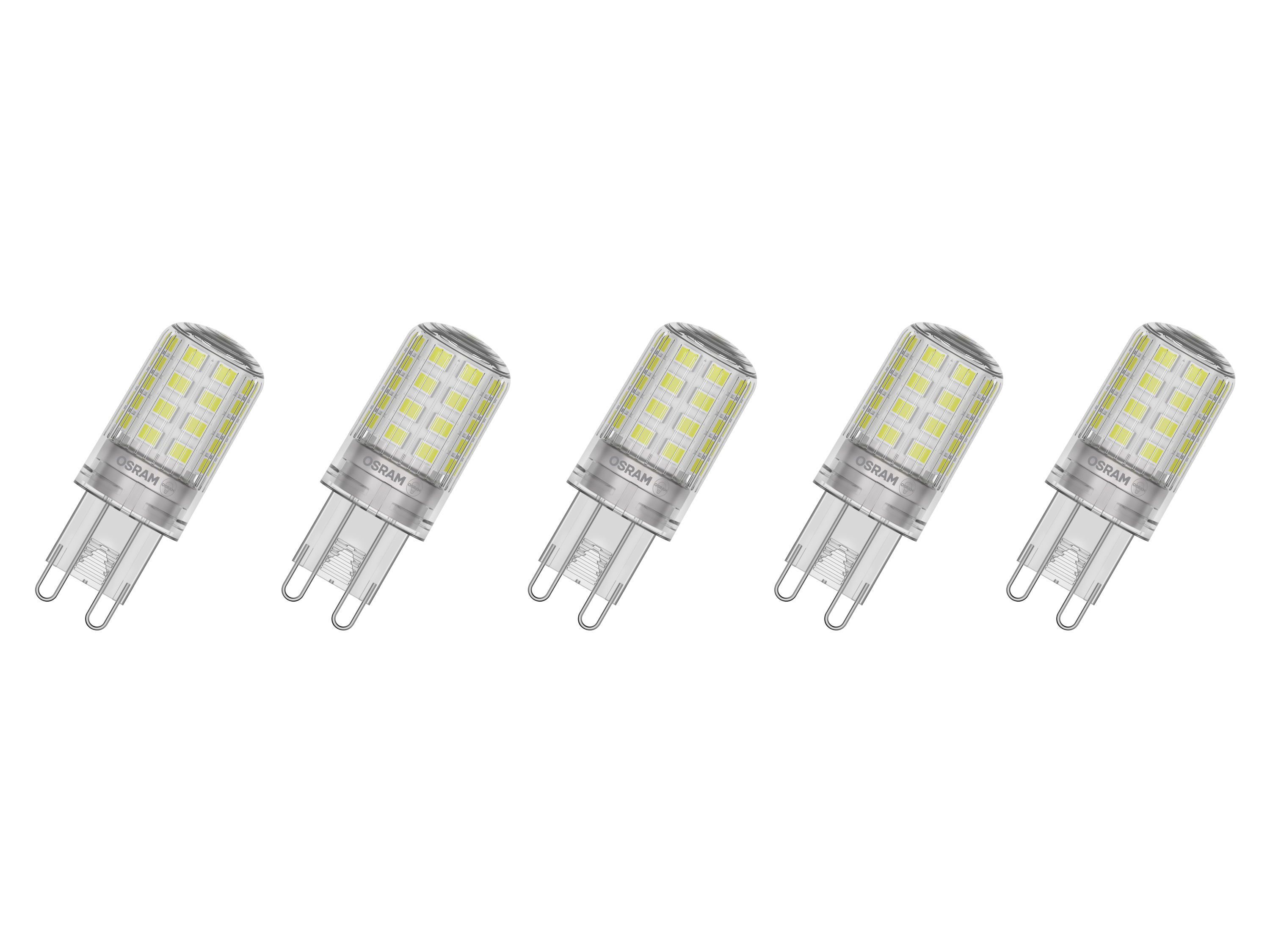 OSRAM LED-Speziallampe »Base CL non-dim G9«, 5 Stück (Pin40, 2700 K, Klar)