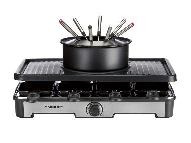 SILVERCREST® Premium-Fondue-Raclettegrill-Kombination SRGF 1400 A3