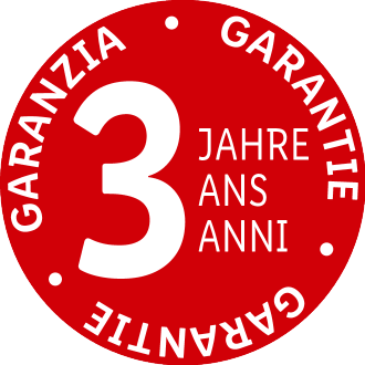 Garantiesiegel: 3 Jahre Garantie.