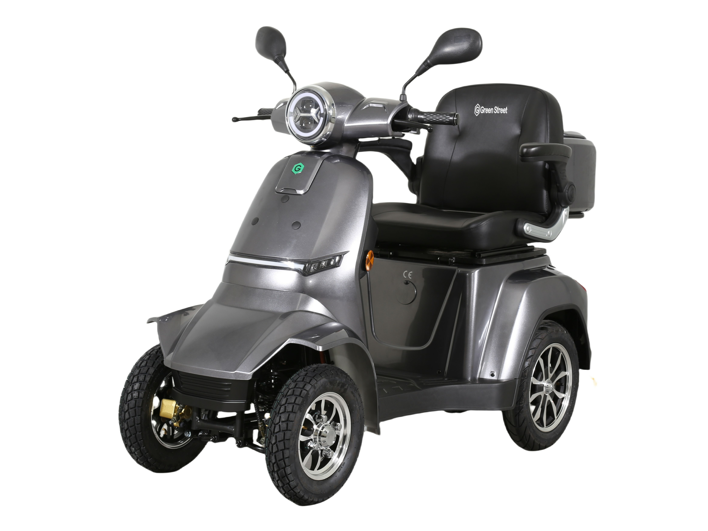 GREENSTREET Elektromobil E-Mover Deluxe 1000W 20 km/h inkl. Topcase – Bild 2 von 4
