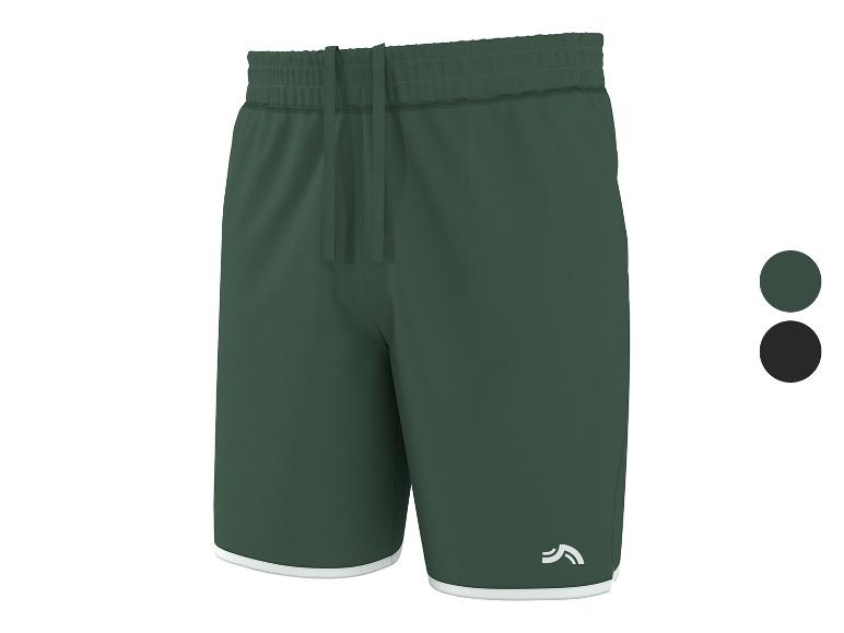 Dunkelgrüne Sporthose mit weißem Saum und Kordelzug, mit Farboptionen.