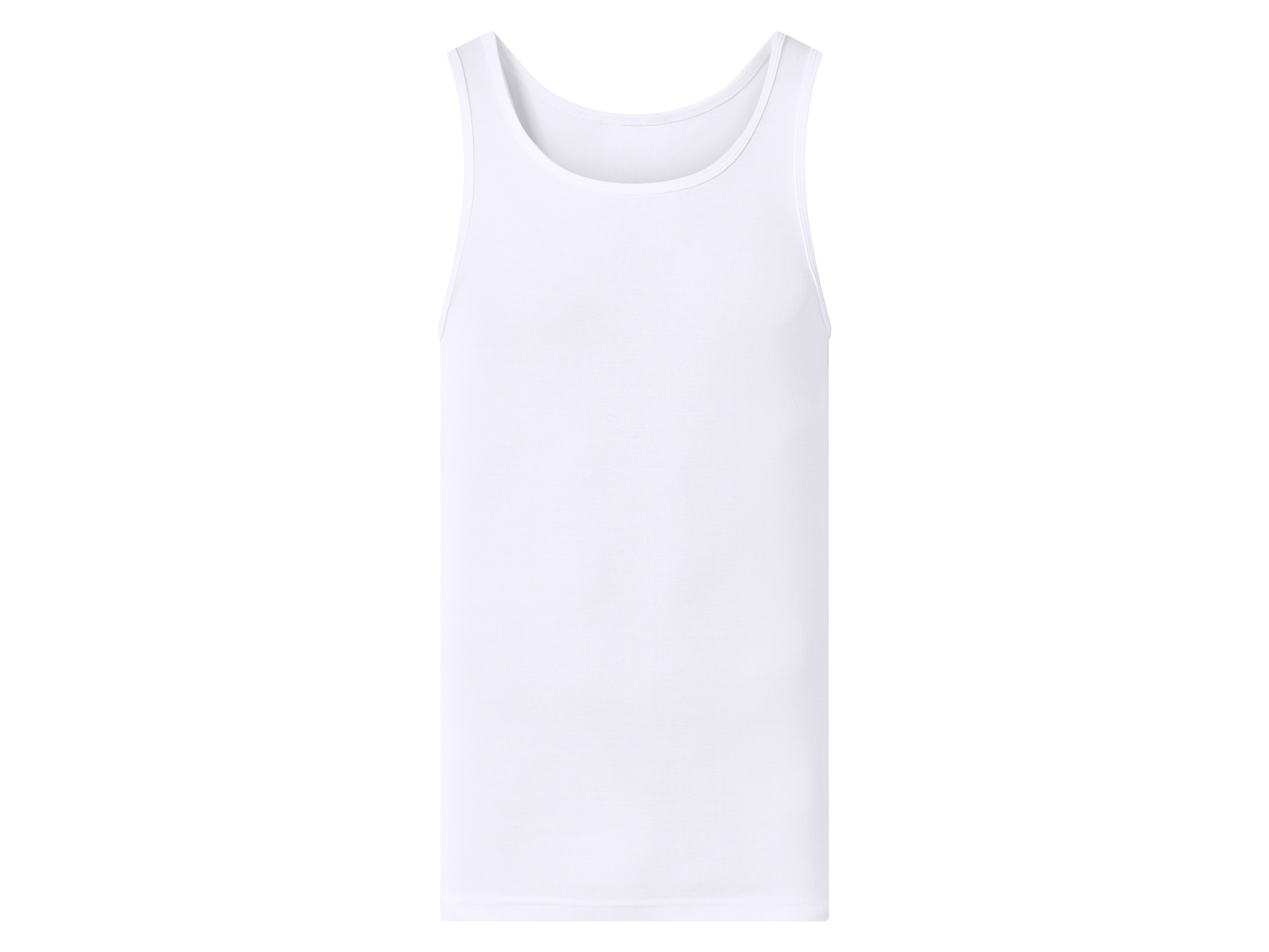ESMARA MEN Herren Feinripp-Achselhemden, 3 Stück (Weiß, 6/L) – Bild 3 von 4