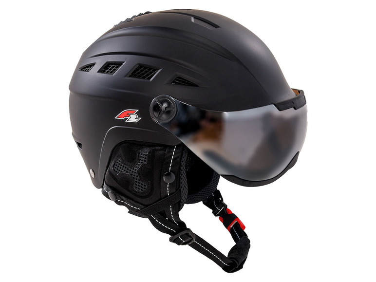 Gehe zu Vollbildansicht: F2 »Helmet Worldcup Team« Wintersport Helm mit Visier - Bild 1