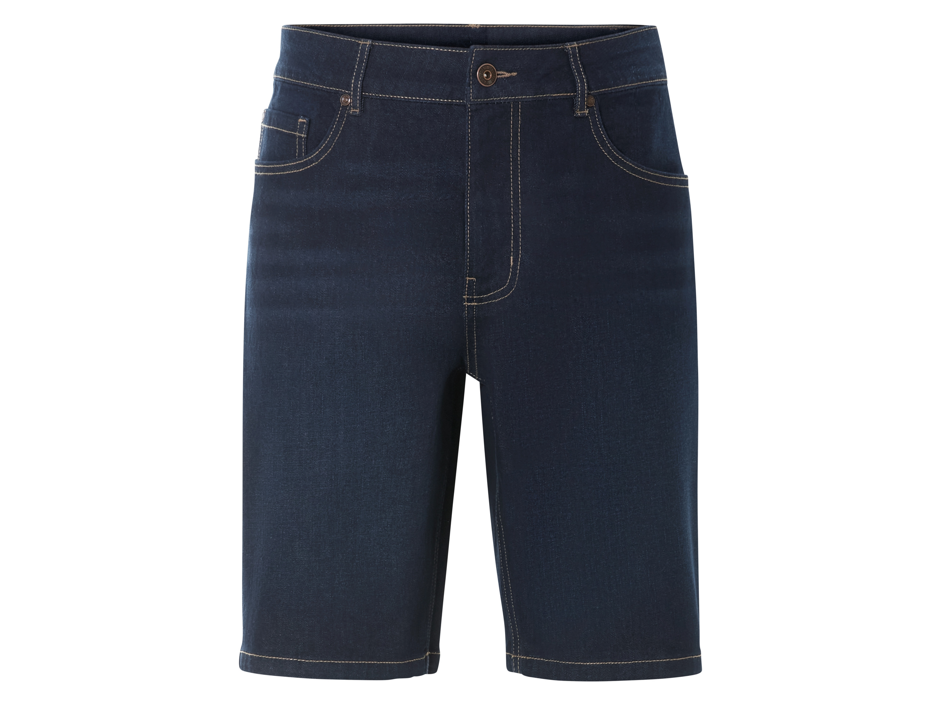 LIVERGY® Herren Jeansshorts (Dunkelblau, 46)