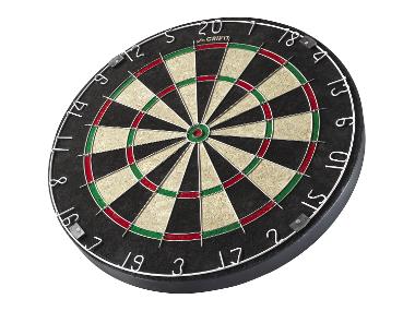 CRIVIT Sisal-Dartscheibe mit Zubehör