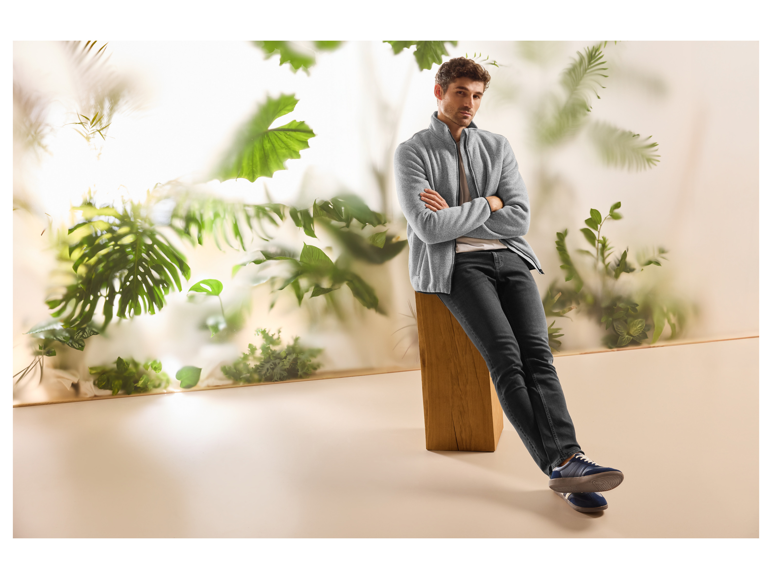 Thumbnail - esmara Men Herren Jacke (Grau, L (52/54))