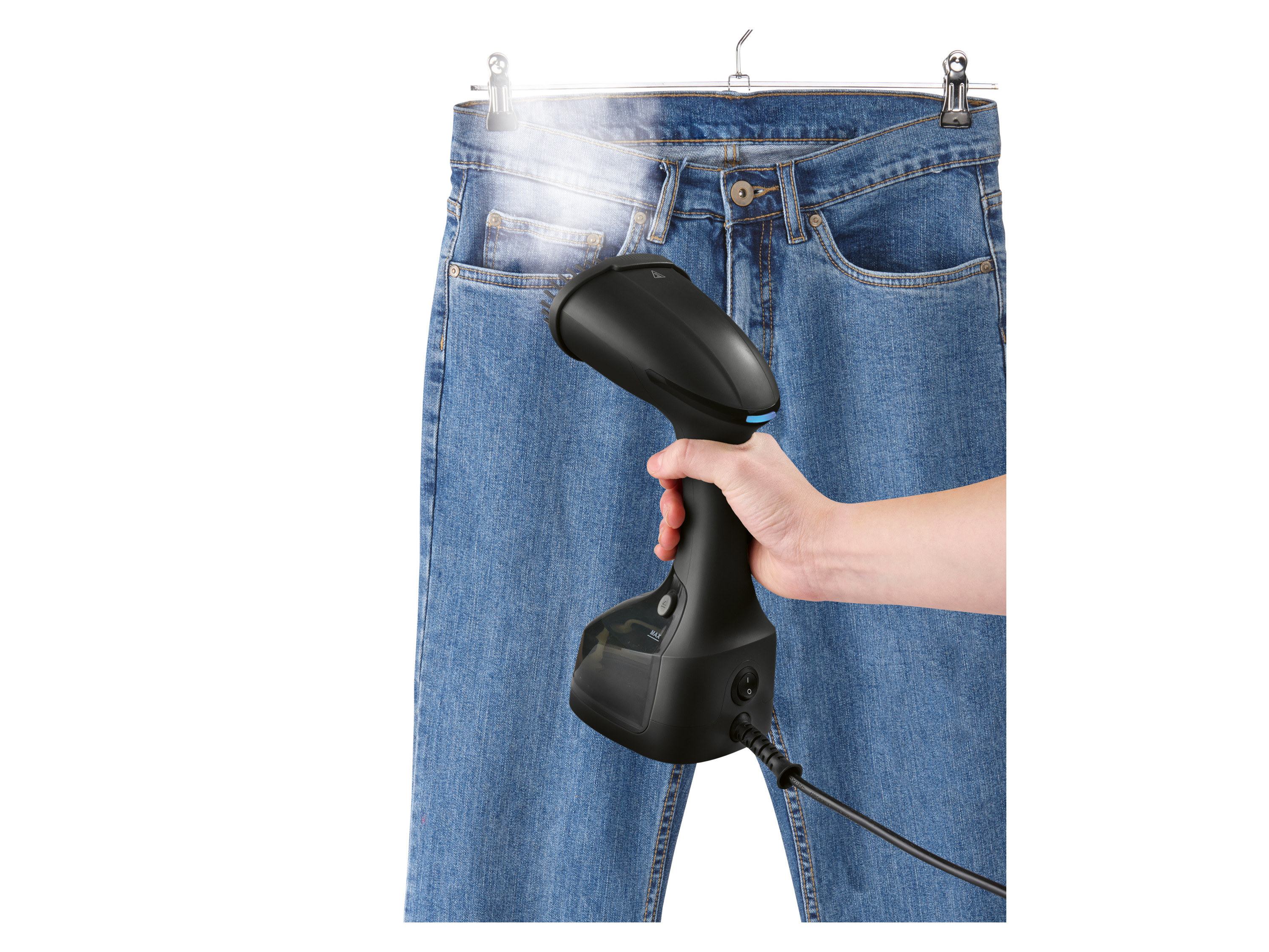 Thumbnail - SILVERCREST® Dampfbürste mit Fuß, »SDMF 1300 B2« (Schwarz)