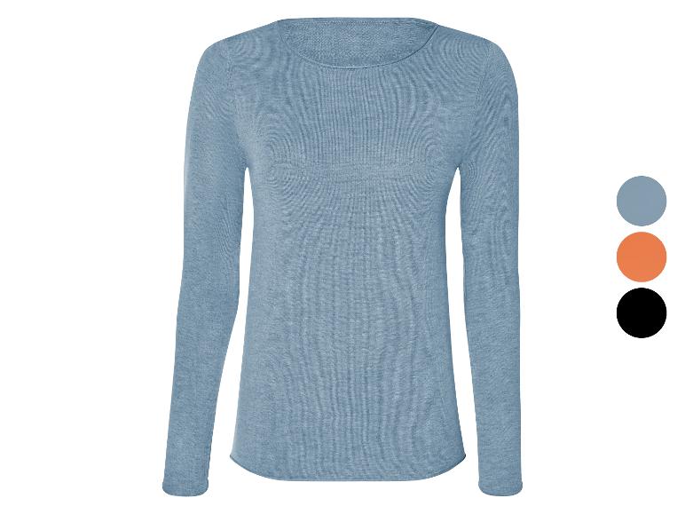 Damen-Langarmshirt in drei Farben.