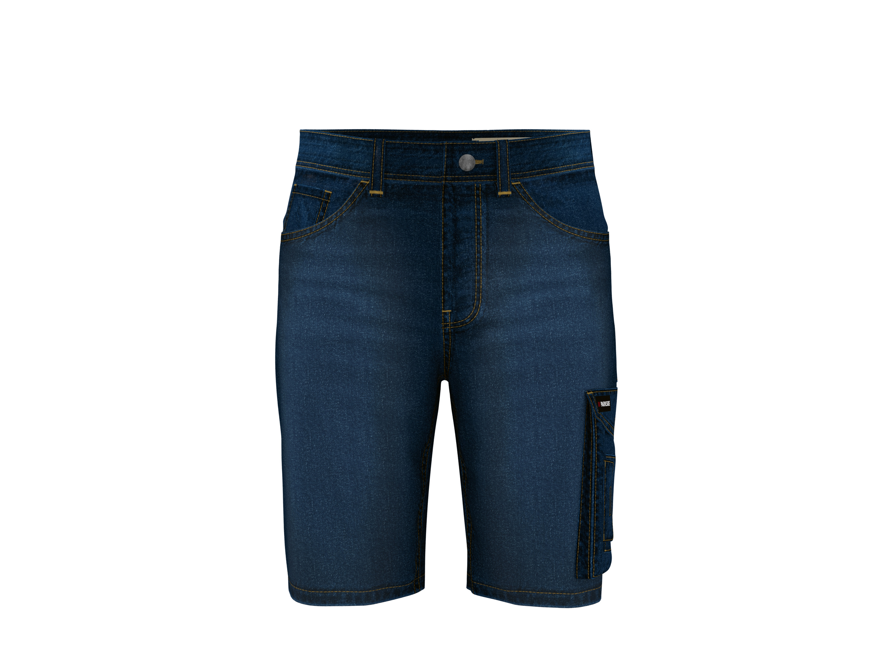PARKSIDE® Herren Arbeitshose kurz Denim (Blau, 48) – Bild 2 von 3