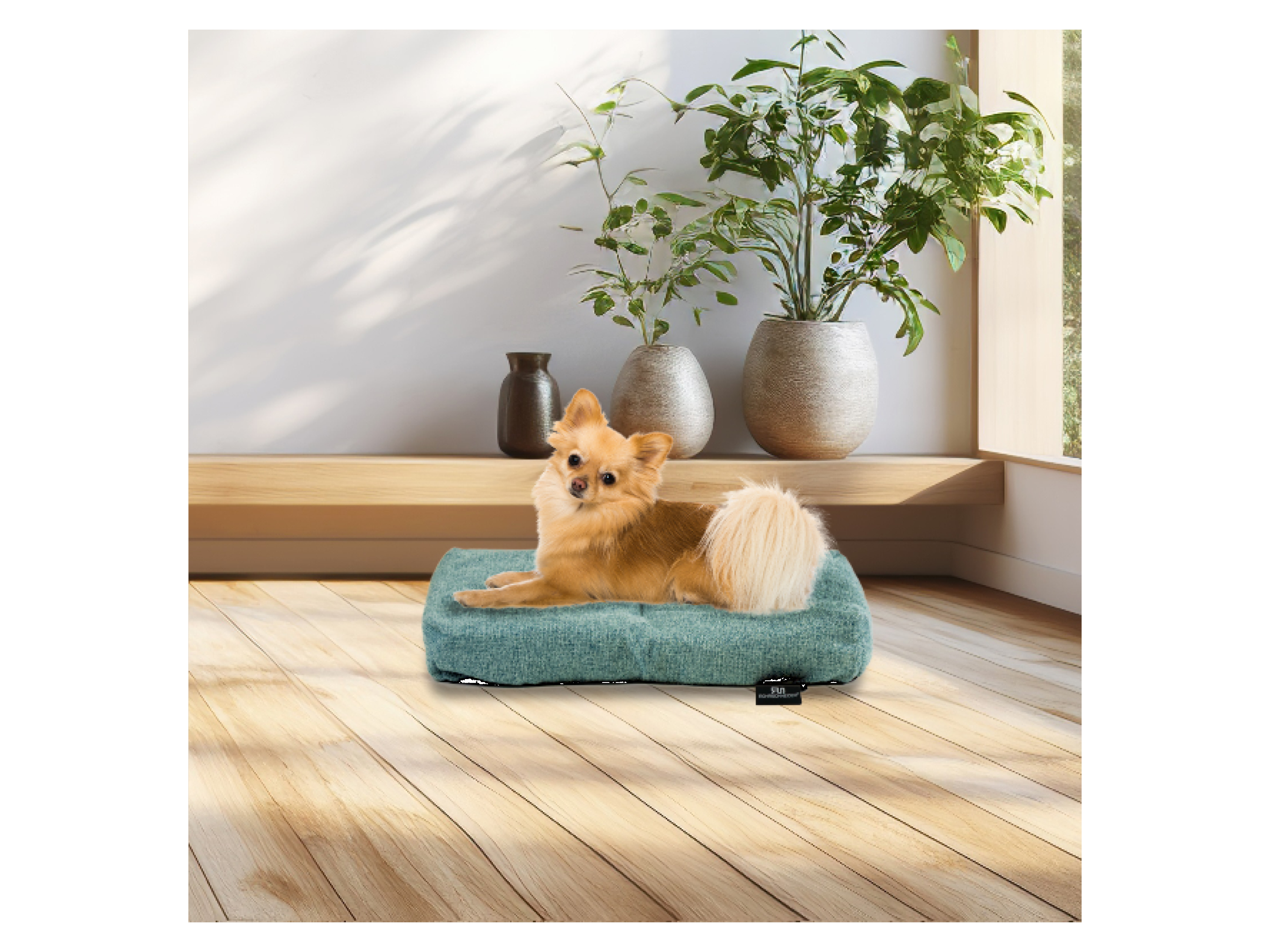 Thumbnail - ROHRSCHNEIDER Tierkissen Ennie (Gr. 1, Türkis)