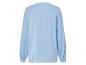 Hellblaues Langarm-Blouse.
