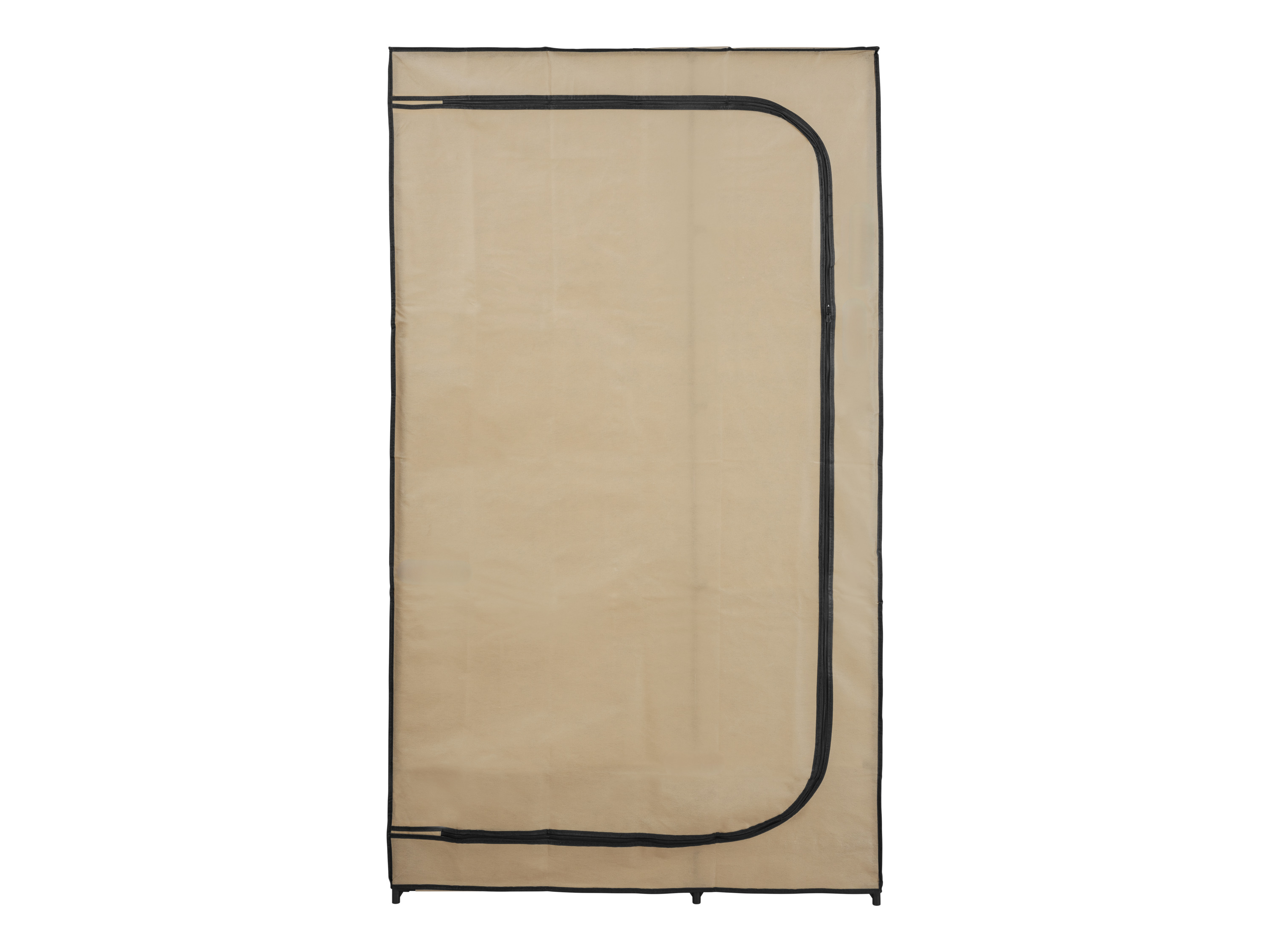 LIVARNO® Textilkleiderschrank, anthrazit, beige