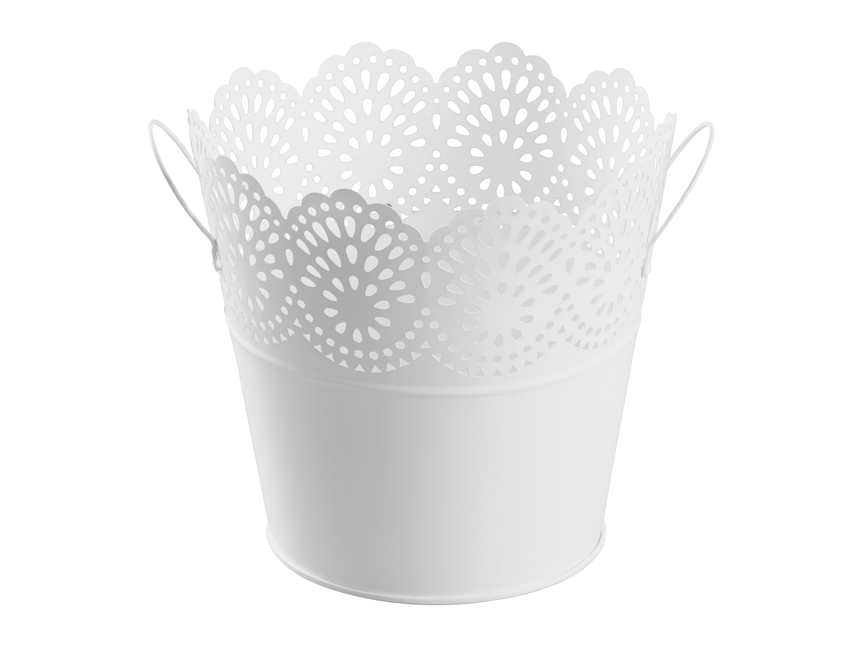 LIVARNO home Blumentöpfe Nostalgie (rund groß weiß)““ | blau/prink: 3 Stück Produktmerkmale tabletd Pflanzvolumen: – Farbe: weiß