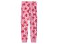 Rosa Pyjamahose mit roten Herzen