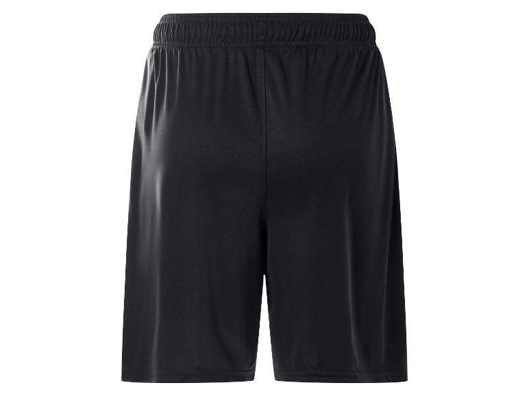 Schwarze Sporthose mit elastischem Bund, Rückansicht