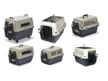 Karlie Hunde Transportbox »Nomad«, grau/weiß