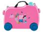 Rosa Peppa Pig Koffer mit Rollen, für Kinder.