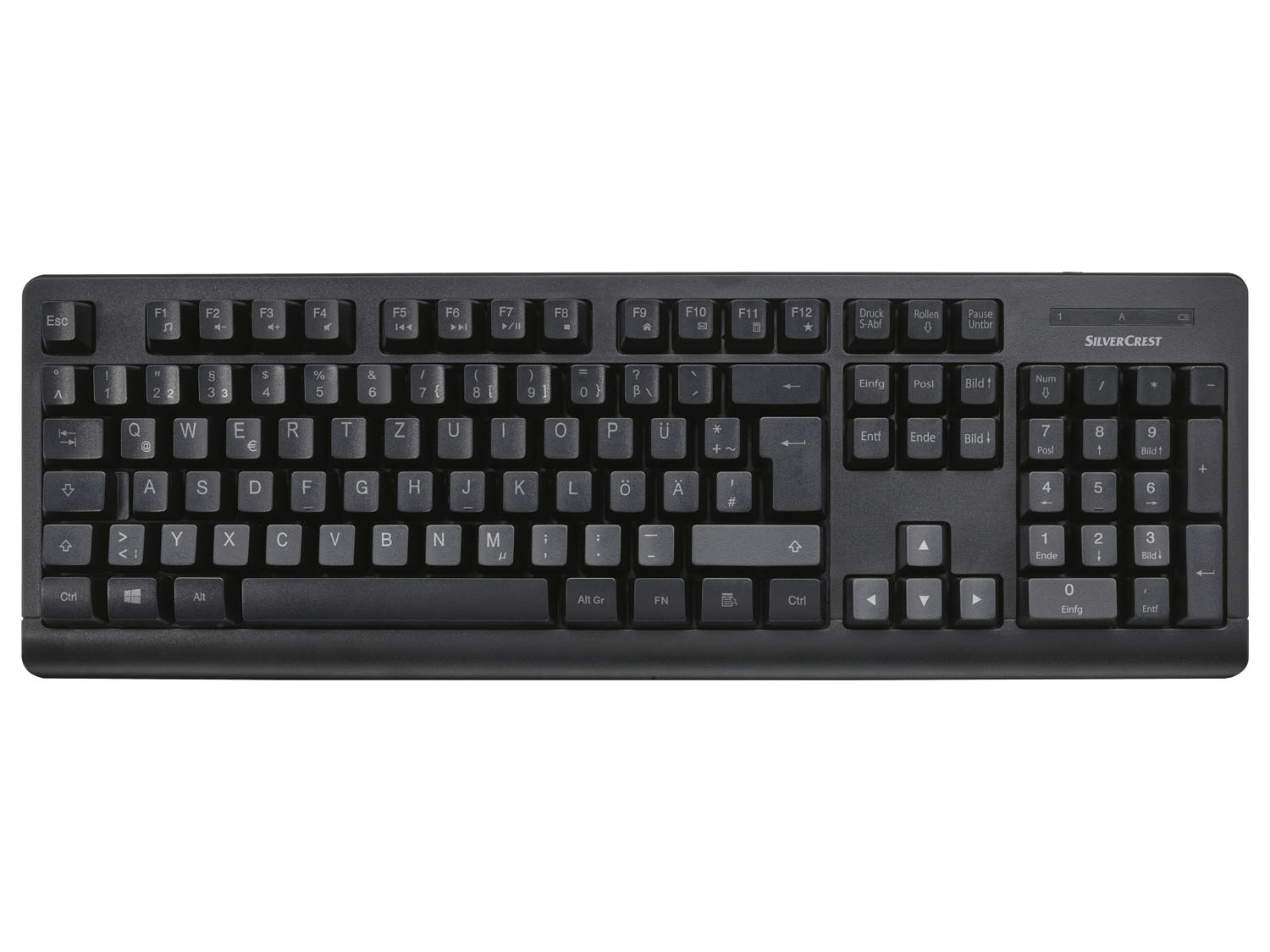 SILVERCREST® Tastatur kabellos mit USB-Nano-Empfänger