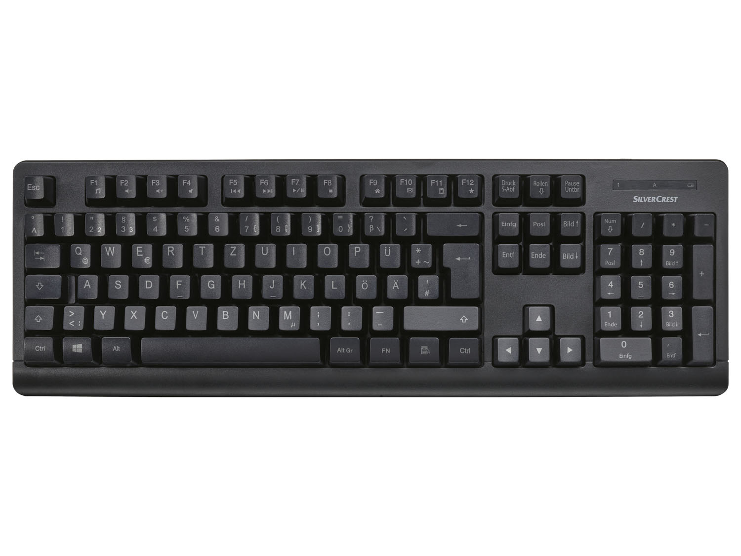 SILVERCREST® Tastatur, kabellos, mit USB-Nano-Empfänger