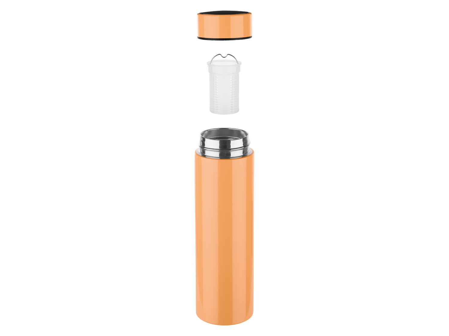 ERNESTO® Trinkflasche mit LED-Touchscreen, 450 ml