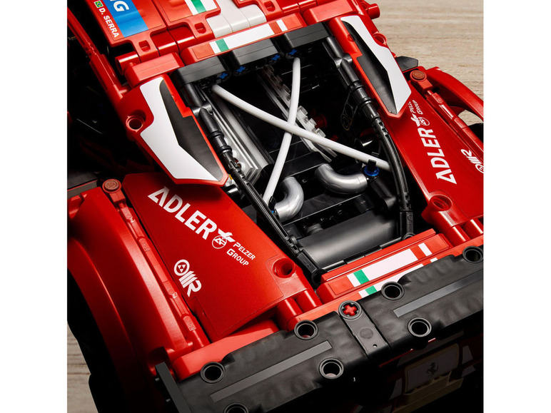 Gehe zu Vollbildansicht: LEGO® Technic 42125 »Ferrari 488 GTE AF Corse #51« - Bild 8