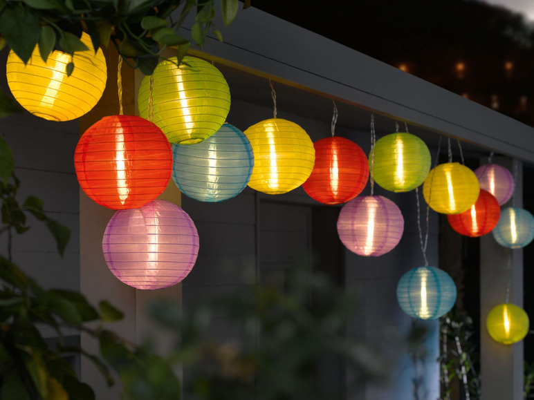 Gehe zu Vollbildansicht: LIVARNO home LED Sommerlichterkette XXL, mit 15 LEDs - Bild 9