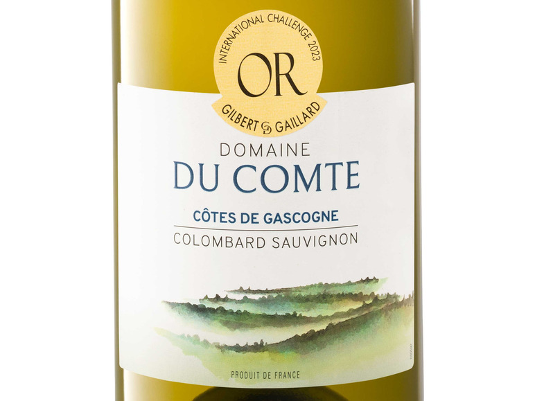 Weißwein Comte Sauvignon IGP de Colombard Côtes 2022 du Gascogne Domaine trocken,