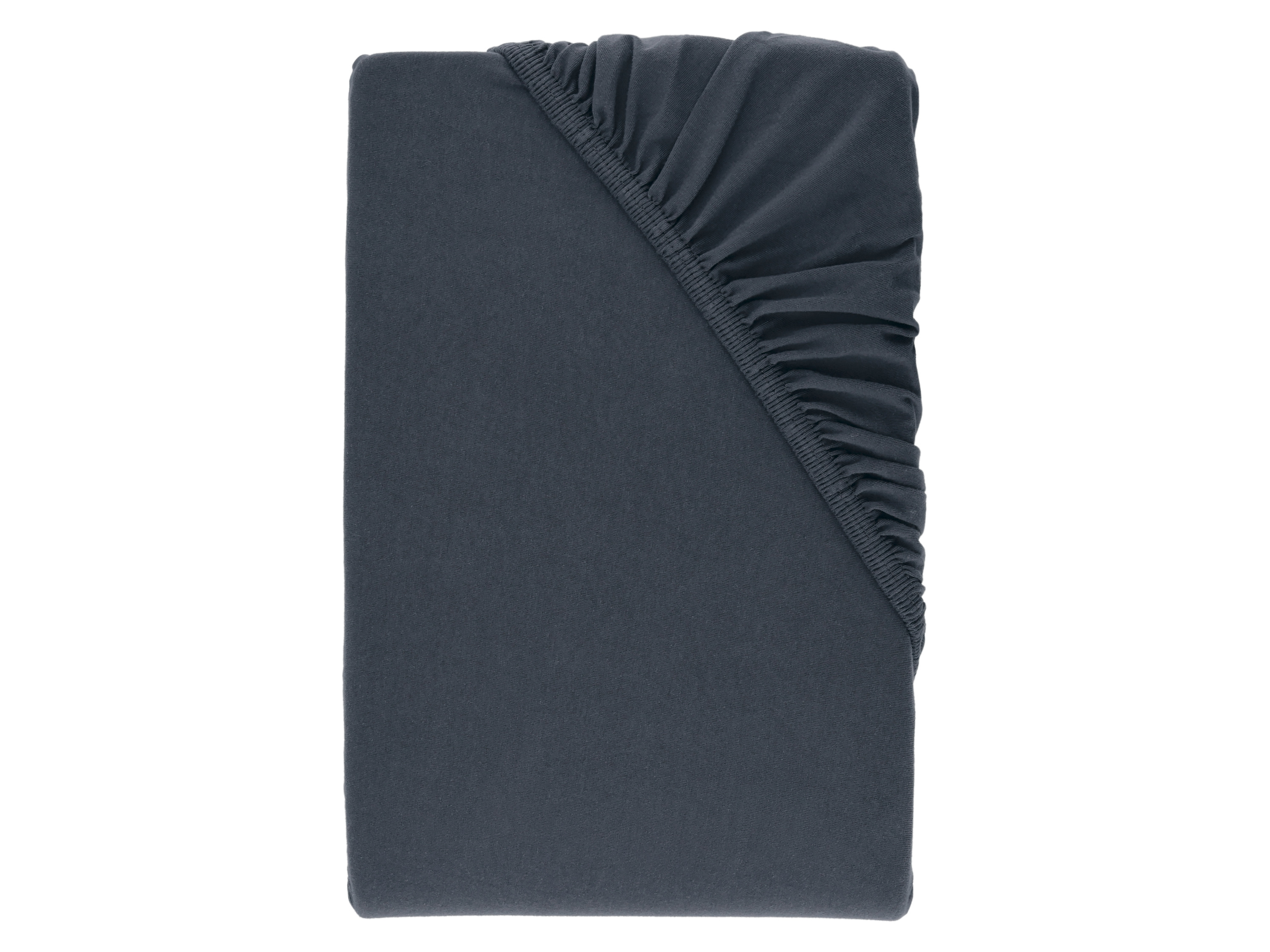 LIVARNO® Bi-Elastic-Boxspring-Spannbettlaken, 90-100 x 200 cm, Steghöhe bis 10 cm (Blau)