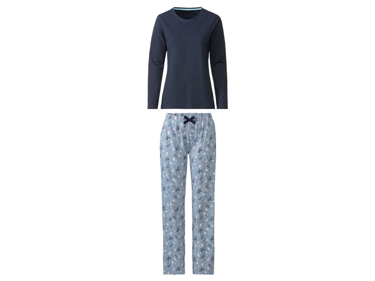 Gehe zu Vollbildansicht: Happy Shorts Damen Pyjama mit winterlichem Design - Bild 7