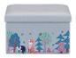 Kinderaufbewahrungsbox mit Waldmotiv.