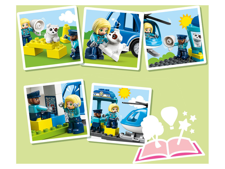 Gehe zu Vollbildansicht: LEGO® DUPLO® 10959 »Polizeistation mit Hubschrauber« - Bild 6