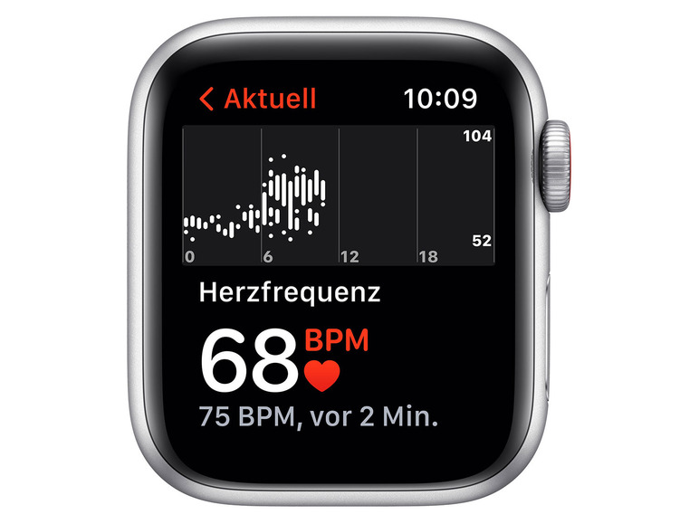 Gehe zu Vollbildansicht: Apple Watch SE GPS + Cellular intelligente Uhr mit Sportband - 32 GB - Wi-Fi, Bluetooth - 4G - Bild 55