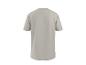 Herren-T-Shirt mit kurzen Ärmeln in Hellgrau, Rückansicht.