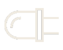 Stilisiertes Stecker-Symbol.
