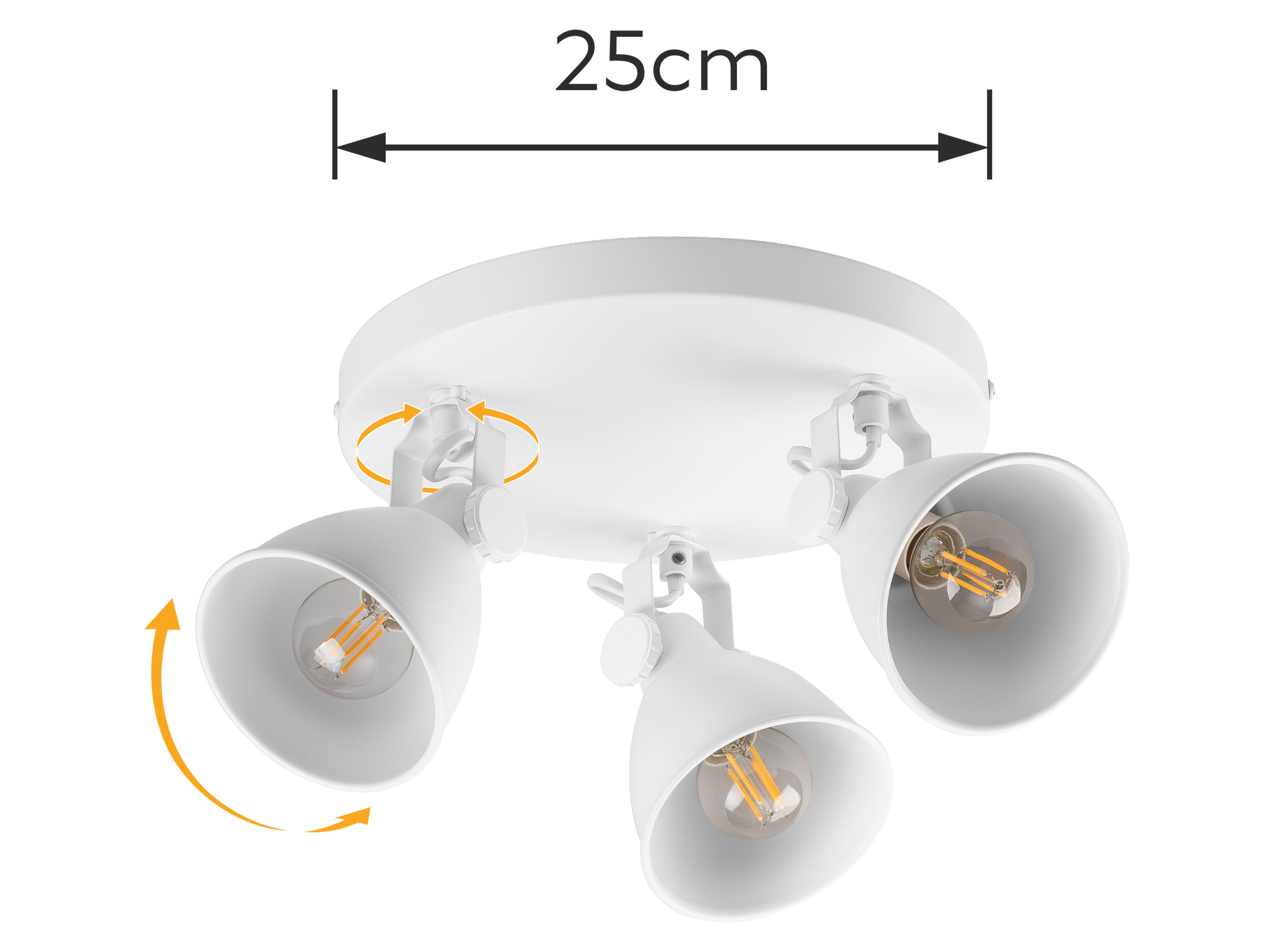 Thumbnail - LIVARNO® Deckenspot / Wand-/Deckenschiene 3flammig (Deckenstrahler, weiß)