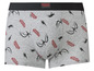 Graue Boxershorts mit Stranger Things-Motiv.