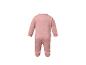 Rosa Baby-Schlafanzug mit Teddybärmuster, Rückansicht